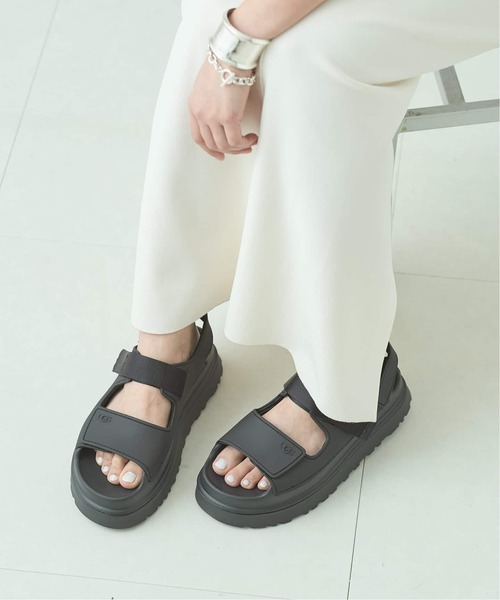 UGG(アグ)の「《追加》UGG/アグ W GOLDENGLOW サンダル 1152685-BLK(サンダル・レディース・ブラック・22cm/23cm/24cm/25cm)」の6枚目の写真