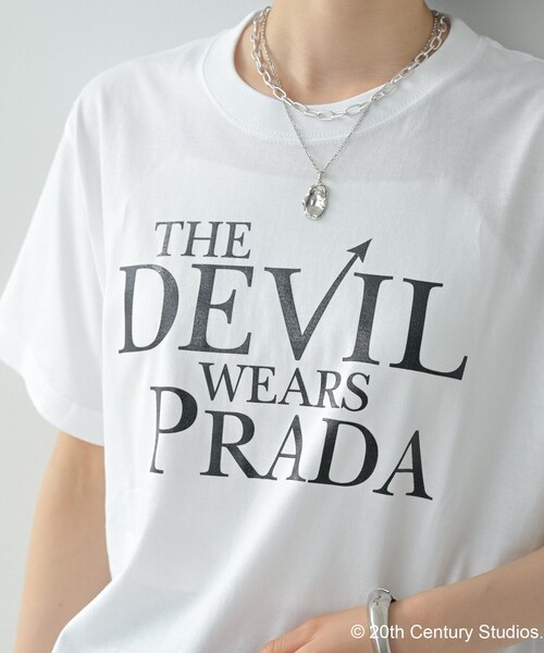 GALLEST(ギャレスト)の「【GOOD ROCK SPEED】The Devil Wears Prada/Logo Print T-Shirt(Tシャツ/カットソー・レディース・ブラック系/ホワイト系1・38)」の2枚目の写真