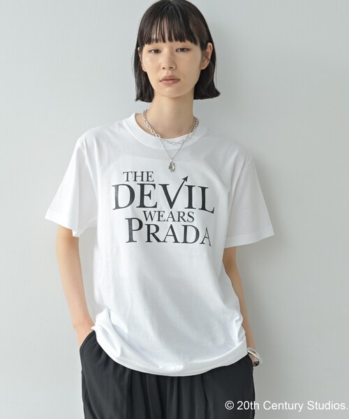 GALLEST(ギャレスト)の「【GOOD ROCK SPEED】The Devil Wears Prada/Logo Print T-Shirt(Tシャツ/カットソー・レディース・ブラック系/ホワイト系1・38)」の4枚目の写真