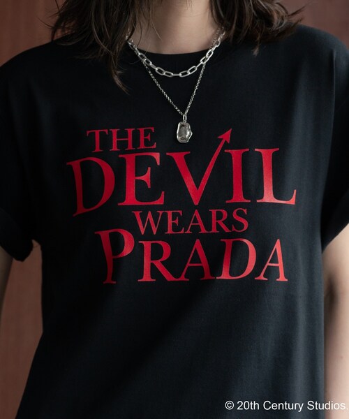 GALLEST(ギャレスト)の「【GOOD ROCK SPEED】The Devil Wears Prada/Logo Print T-Shirt(Tシャツ/カットソー・レディース・ブラック系/ホワイト系1・38)」の11枚目の写真