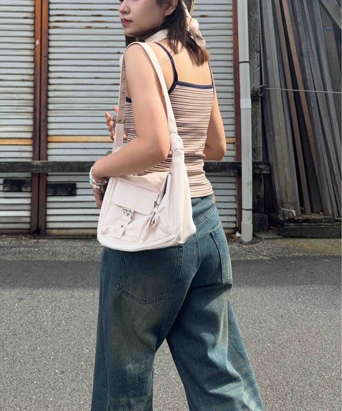 AS KNOW AS plus(アズノゥアズプラス)の「〇PIKO カップ付き アソートデザインキャミソール 【PIKO / ピコ】(キャミソール・レディース・イエロー/チャコールグレー/グリーン系その他/ブラウン系その他・FREE)」の10枚目の写真