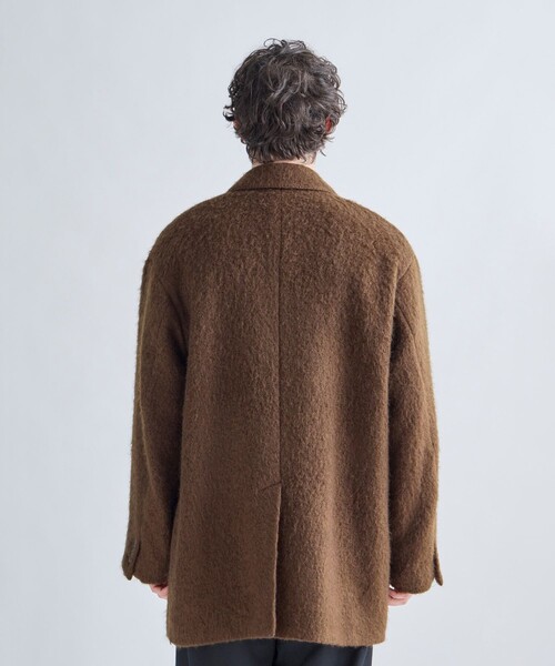 MEN'S BIGI（メンズビギ）の「【BASED ON MEN'S BIGI HERITAGE】ブラウンシャギー コテージコート（チェスターコート・メンズ・ブラウン・03/02）」の5枚目の写真