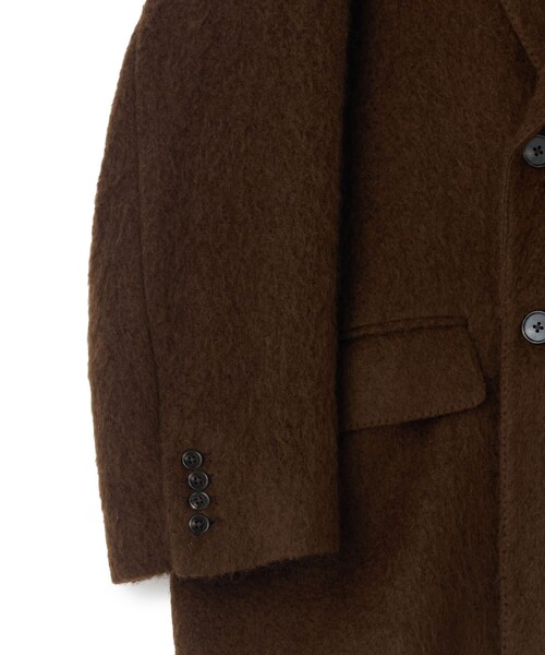 MEN'S BIGI（メンズビギ）の「【BASED ON MEN'S BIGI HERITAGE】ブラウンシャギー コテージコート（チェスターコート・メンズ・ブラウン・03/02）」の12枚目の写真