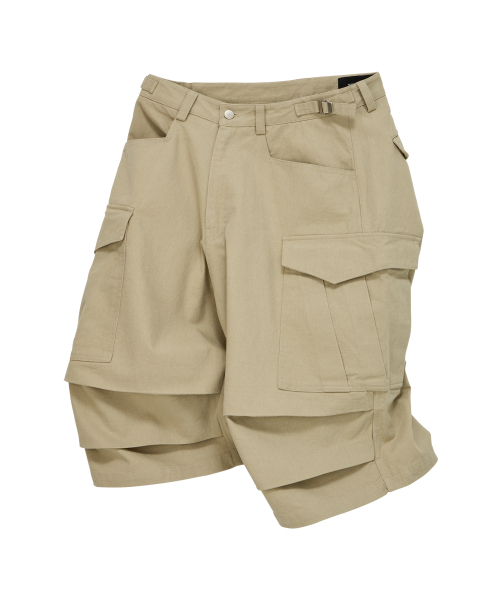 THEN OUR(デンアワー)の「コットンウォッシュドバミューダカーゴパンツ(ベージュ)(その他パンツ・メンズ・その他・LARGE/MEDIUM/X-LARGE)」の11枚目の写真