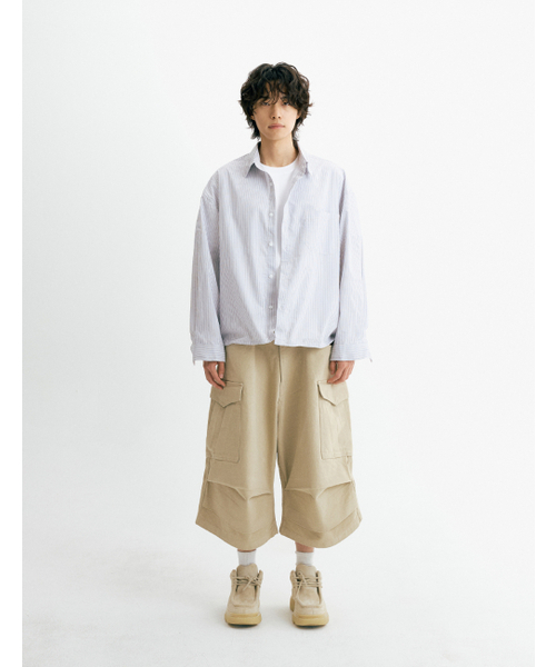 THEN OUR(デンアワー)の「コットンウォッシュドバミューダカーゴパンツ(ベージュ)(その他パンツ・メンズ・その他・LARGE/MEDIUM/X-LARGE)」の7枚目の写真