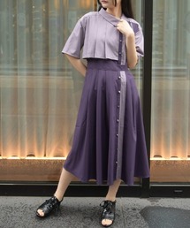 axes femme｜アクシーズファムのワンピース（パープル/紫色系）通販