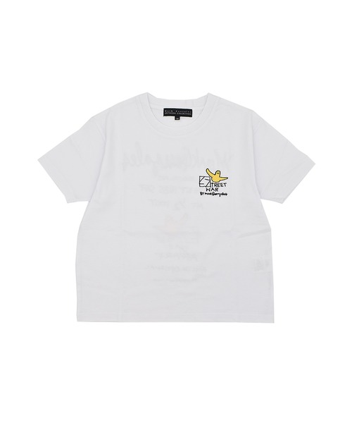 (What it isNt)ART BY MARKGONZALES(ワットイットイズント)の「(What it isNt)ART BY MARKGONZALES/ワット イット イズント マークゴンザレス キッズ Tシャツ MGT-26203(Tシャツ/カットソー・キッズ・ブラック/ホワイト・160cm/150cm/140cm/130cm)」の3枚目の写真