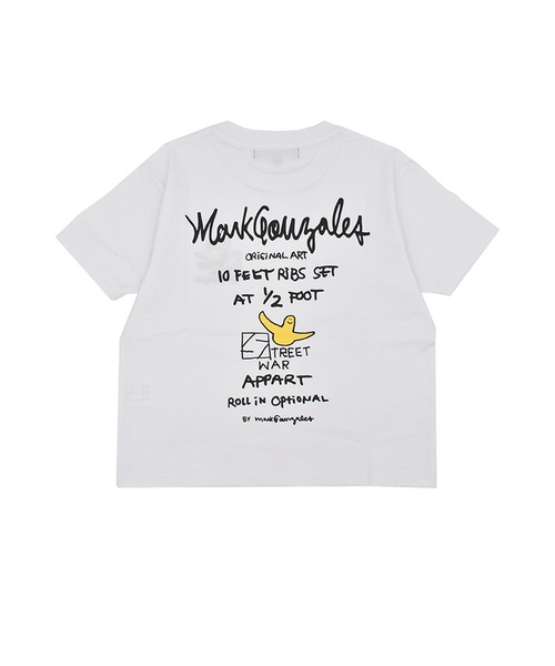 (What it isNt)ART BY MARKGONZALES(ワットイットイズント)の「(What it isNt)ART BY MARKGONZALES/ワット イット イズント マークゴンザレス キッズ Tシャツ MGT-26203(Tシャツ/カットソー・キッズ・ブラック/ホワイト・160cm/150cm/140cm/130cm)」の4枚目の写真