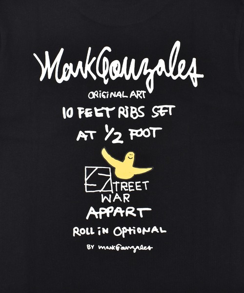 (What it isNt)ART BY MARKGONZALES(ワットイットイズント)の「(What it isNt)ART BY MARKGONZALES/ワット イット イズント マークゴンザレス キッズ Tシャツ MGT-26203(Tシャツ/カットソー・キッズ・ブラック/ホワイト・160cm/150cm/140cm/130cm)」の8枚目の写真