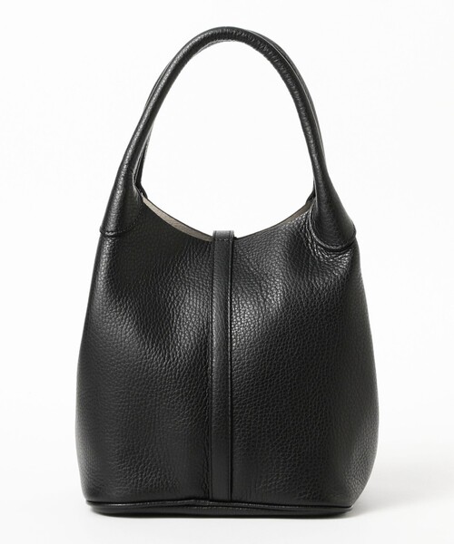 Demi-Luxe BEAMS（デミルクス ビームス）の「VIOLAd’ORO / TRERO 縦型 クロア ショルダーバッグ M（トートバッグ・レディース・ブラック/カーキ・ONE SIZE）」の4枚目の写真