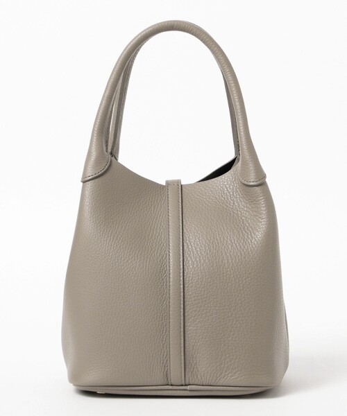 Demi-Luxe BEAMS（デミルクス ビームス）の「VIOLAd’ORO / TRERO 縦型 クロア ショルダーバッグ M（トートバッグ・レディース・ブラック/カーキ・ONE SIZE）」の9枚目の写真