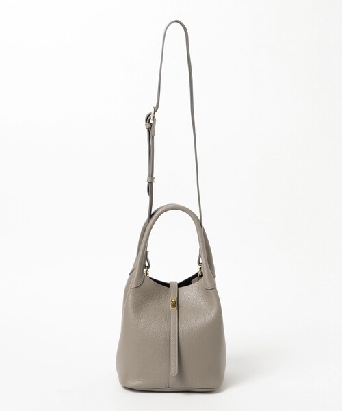 Demi-Luxe BEAMS（デミルクス ビームス）の「VIOLAd’ORO / TRERO 縦型 クロア ショルダーバッグ M（トートバッグ・レディース・ブラック/カーキ・ONE SIZE）」の13枚目の写真