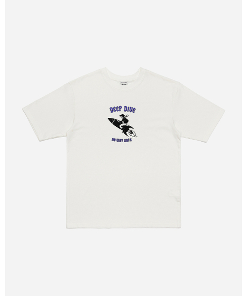 MODNINE(モディナイン)の「Deep Dive - Oversized T-Shirt White(Tシャツ/カットソー・メンズ・その他・SMALL/MEDIUM/LARGE/X-LARGE)」の2枚目の写真