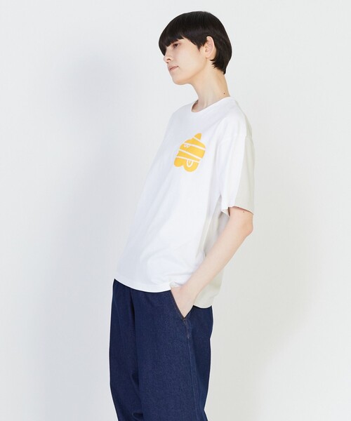 FRAPBOIS PARK(フラボアパーク)の「マッチパーキーT(Tシャツ/カットソー・レディース・ブラック/ホワイト/パープル・1/2)」の5枚目の写真