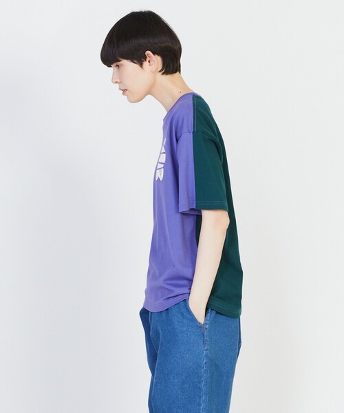 FRAPBOIS PARK(フラボアパーク)の「マッチパーキーT(Tシャツ/カットソー・レディース・ブラック/ホワイト/パープル・1/2)」の12枚目の写真