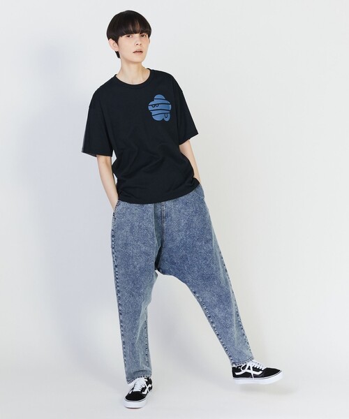 FRAPBOIS PARK(フラボアパーク)の「マッチパーキーT(Tシャツ/カットソー・レディース・ブラック/ホワイト/パープル・1/2)」の22枚目の写真