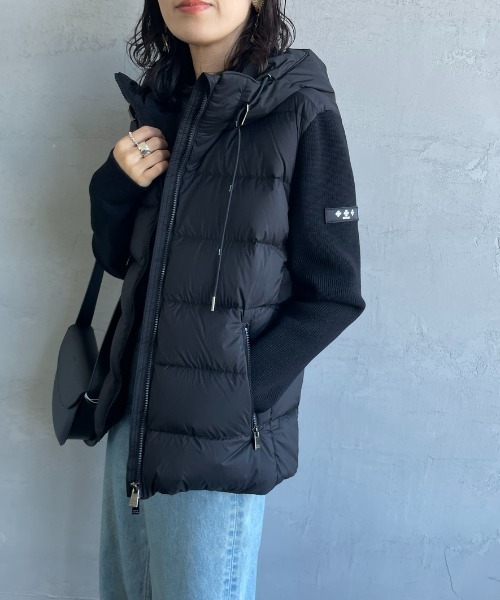 TATRAS（タトラス）の「【WEB先行予約】[TATRAS/タトラス] KEITIE ニットコンビダウンジャケット（ダウンジャケット/コート・レディース・ブラック・3/2/1）」の7枚目の写真