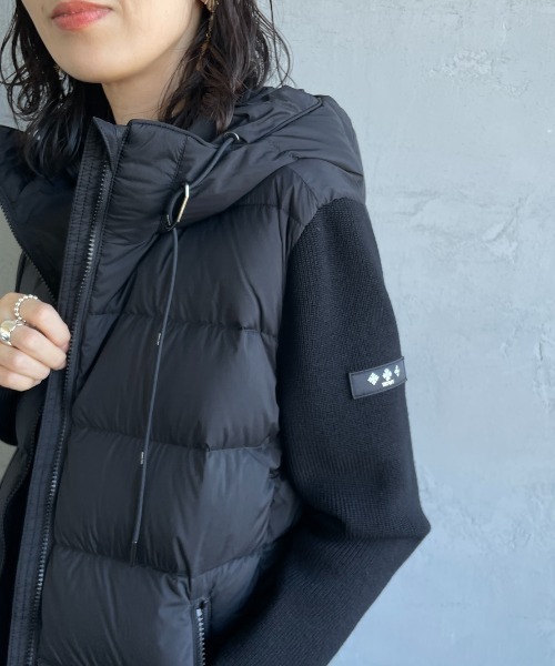 TATRAS（タトラス）の「【WEB先行予約】[TATRAS/タトラス] KEITIE ニットコンビダウンジャケット（ダウンジャケット/コート・レディース・ブラック・3/2/1）」の13枚目の写真