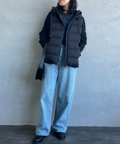 TATRAS（タトラス）の「【WEB先行予約】[TATRAS/タトラス] KEITIE ニットコンビダウンジャケット（ダウンジャケット/コート・レディース・ブラック・3/2/1）」の10枚目の写真