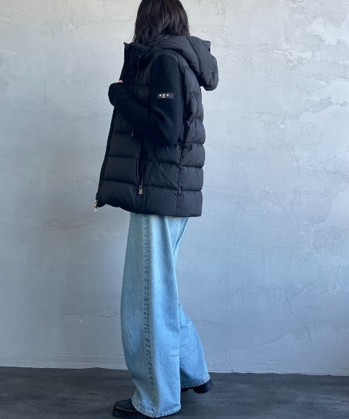 TATRAS（タトラス）の「【WEB先行予約】[TATRAS/タトラス] KEITIE ニットコンビダウンジャケット（ダウンジャケット/コート・レディース・ブラック・3/2/1）」の11枚目の写真
