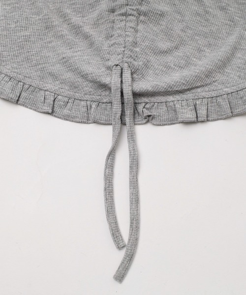 URBAN CHERRY(アーバンチェリー)の「フロントギャザーキャミソール(キャミソール・キッズ・グレー/イエロー・110cm/120cm/140cm/150cm/130cm)」の17枚目の写真