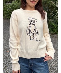 【Lily Bear】エンブロイダリーニット