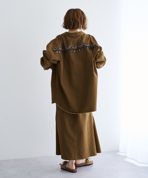 Editt by YECCA VECCA(エディットバイイェッカヴェッカ)の「ZIPアレンジスカート【セットアップ対応】(スカート・レディース・キャメル・FREE)」の21枚目の写真
