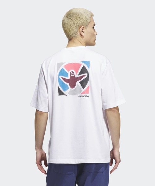 adidas(アディダス)の「スケートボーディング × マーク・ゴンザレス モダニスト 半袖Tシャツ / アディダスオリジナルス adidas Originals(Tシャツ/カットソー・メンズ・ホワイト・XX-LARGE/3XL/LARGE/MEDIUM/SMALL/X-LARGE/X-SMALL)」の4枚目の写真