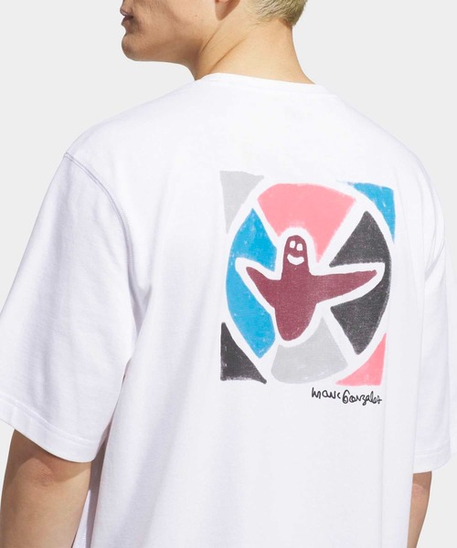 adidas(アディダス)の「スケートボーディング × マーク・ゴンザレス モダニスト 半袖Tシャツ / アディダスオリジナルス adidas Originals(Tシャツ/カットソー・メンズ・ホワイト・XX-LARGE/3XL/LARGE/MEDIUM/SMALL/X-LARGE/X-SMALL)」の6枚目の写真