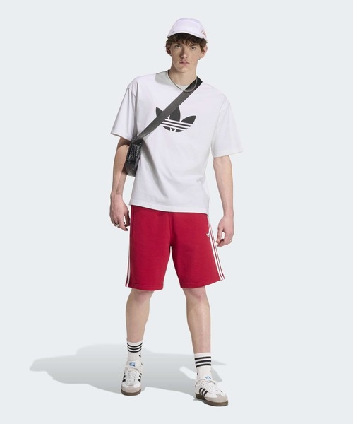 adidas(アディダス)の「アディカラー トレフォイル Tシャツ / アディダスオリジナルス adidas Originals(Tシャツ/カットソー・メンズ・ホワイト・XX-LARGE/X-LARGE/X-SMALL/MEDIUM/SMALL/3XL/LARGE)」の5枚目の写真