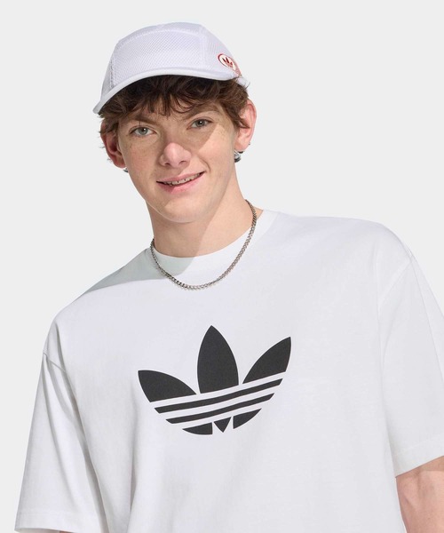 adidas(アディダス)の「アディカラー トレフォイル Tシャツ / アディダスオリジナルス adidas Originals(Tシャツ/カットソー・メンズ・ホワイト・XX-LARGE/X-LARGE/X-SMALL/MEDIUM/SMALL/3XL/LARGE)」の3枚目の写真