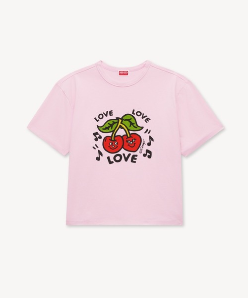 KENZO(ケンゾー)の「GOTS KENZO LOVES LOOSE T-SHIRT(Tシャツ/カットソー・レディース・ピンク系その他2・MEDIUM/X-SMALL/SMALL)」の2枚目の写真