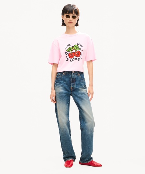 KENZO(ケンゾー)の「GOTS KENZO LOVES LOOSE T-SHIRT(Tシャツ/カットソー・レディース・ピンク系その他2・MEDIUM/X-SMALL/SMALL)」の4枚目の写真