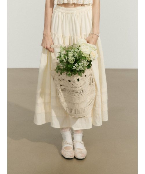 SINCETHEN(シンスゼン)の「メルア ティアードロングスカート(スカート・レディース・その他・SMALL/MEDIUM)」の2枚目の写真