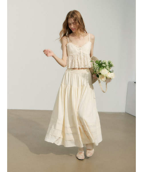 SINCETHEN(シンスゼン)の「メルア ティアードロングスカート(スカート・レディース・その他・SMALL/MEDIUM)」の4枚目の写真