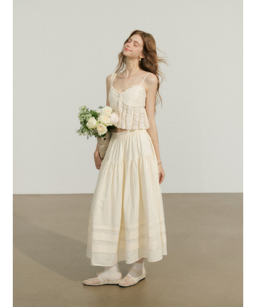 SINCETHEN(シンスゼン)の「メルア ティアードロングスカート(スカート・レディース・その他・SMALL/MEDIUM)」の8枚目の写真