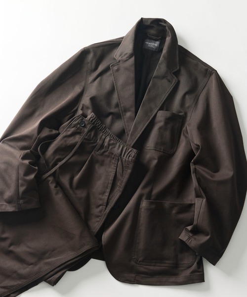 リラックスフィット 2Bジャケット セットアップ Fabric by SOLOTEX(R) / テーラードジャケット イージーパンツ