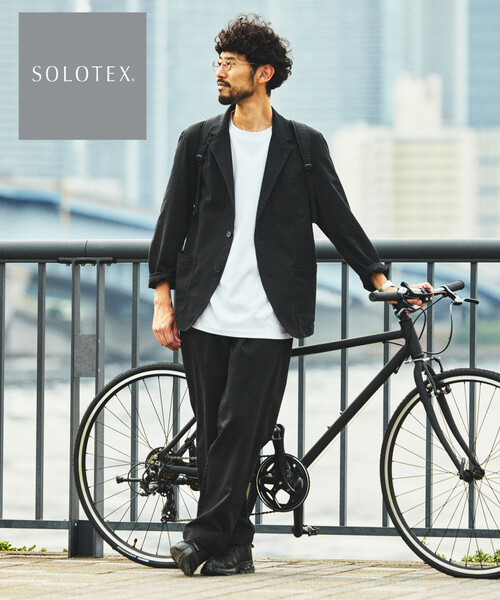 FREAK'S STORE（フリークスストア）の「リラックスフィット 2Bジャケット セットアップ Fabric by SOLOTEX(R) / テーラードジャケット イージーパンツ（テーラードジャケット・メンズ・ブラック/チャコールグレー/ベージュ/ネイビー/ブラウン・X-LARGE/MEDIUM/SMALL/LARGE）」の6枚目の写真