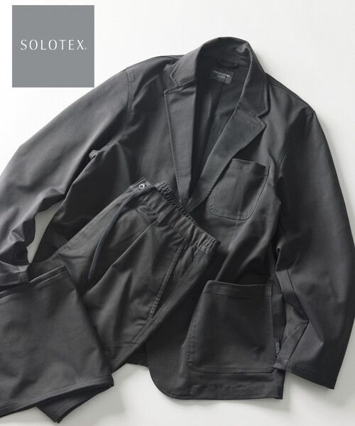 FREAK'S STORE（フリークスストア）の「リラックスフィット 2Bジャケット セットアップ Fabric by SOLOTEX(R) / テーラードジャケット イージーパンツ（テーラードジャケット・メンズ・ブラック/チャコールグレー/ベージュ/ネイビー/ブラウン・X-LARGE/MEDIUM/SMALL/LARGE）」の7枚目の写真