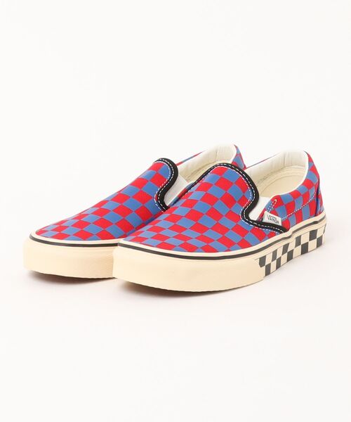 VANS(バンズ)の「VANS ヴァンズ CLASSIC SLIP-ON スリッポン VN000DAHRDB CHK RED/BLUE(スニーカー・メンズ・その他・8/9/8h/12/11/10h/10/9h/7h/7/6h/6/5h/5/4h)」の1枚目の写真