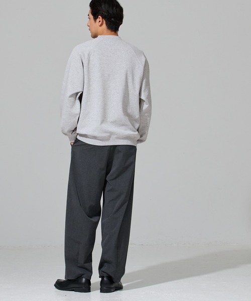 coca(coca)(コカ)の「COTTON from the U.S.裏毛刺繍ラグラントレーナー(スウェット・メンズ・ブラック/グレー・XL/M/L)」の6枚目の写真