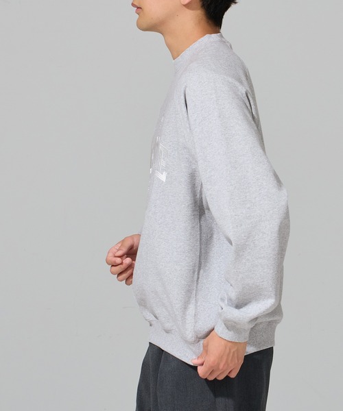coca(coca)(コカ)の「COTTON from the U.S.裏毛刺繍ラグラントレーナー(スウェット・メンズ・ブラック/グレー・XL/M/L)」の7枚目の写真