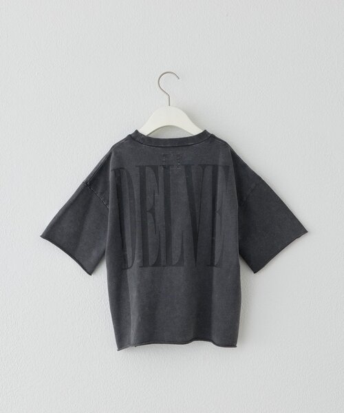CIAOPANIC TYPY(チャオパニックティピー)の「【KIDS】ピグメント加工バックロゴ5分袖セットアップ(Tシャツ/カットソー・キッズ・ブラック/ブラウン・150/130/110)」の22枚目の写真