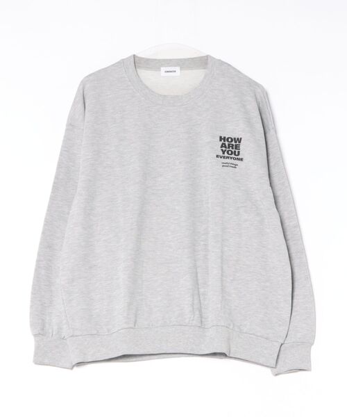 GENERATOR(ジェネレーター)の「GENERATOR/ジェネレーター HOW ARE YOUトレーナー(スウェット・レディース・トップグレー/ブラック/チャコールグレー・F)」の3枚目の写真