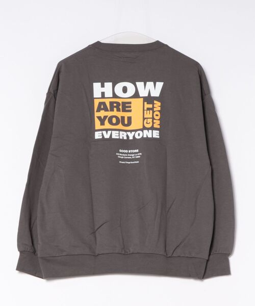 GENERATOR(ジェネレーター)の「GENERATOR/ジェネレーター HOW ARE YOUトレーナー(スウェット・レディース・トップグレー/ブラック/チャコールグレー・F)」の9枚目の写真