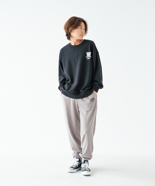 GENERATOR(ジェネレーター)の「GENERATOR/ジェネレーター HOW ARE YOUトレーナー(スウェット・レディース・トップグレー/ブラック/チャコールグレー・F)」の7枚目の写真