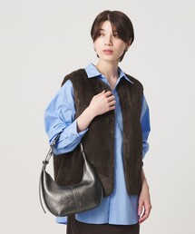 ポリエステル フェイクファー ベスト