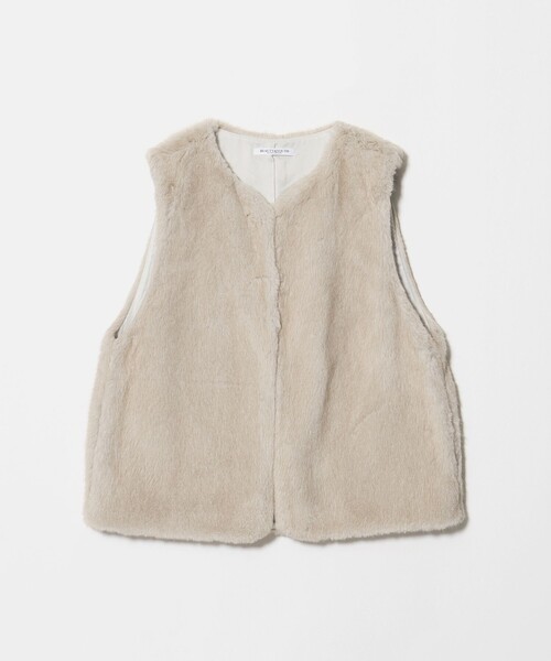 BEAUTY&YOUTH UNITED ARROWS(ビューティーアンドユースユナイテッドアローズ)の「ポリエステル フェイクファー ベスト(ベスト・レディース・ダークブラウン/ベージュ・FREE)」の20枚目の写真