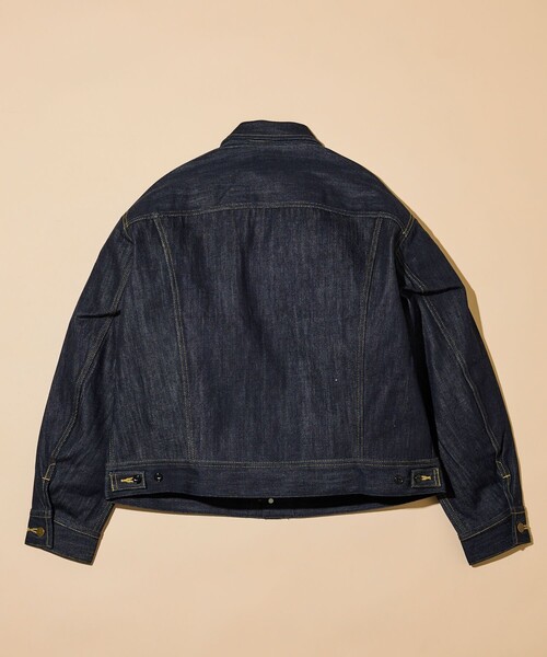 FREAK'S STORE（フリークスストア）の「Lee × FREAK'S STORE/リー 別注 101-J RIDERS JACKET/デニムジャケット（デニムジャケット・メンズ・インディゴブルー/ネイビー・MEDIUM/LARGE）」の4枚目の写真