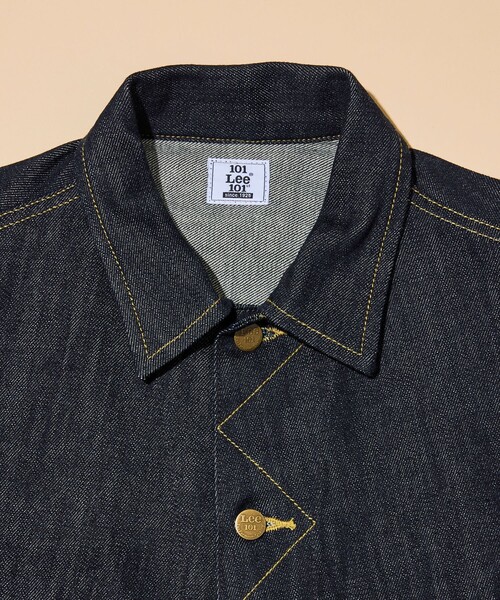 FREAK'S STORE（フリークスストア）の「Lee × FREAK'S STORE/リー 別注 101-J RIDERS JACKET/デニムジャケット（デニムジャケット・メンズ・インディゴブルー/ネイビー・MEDIUM/LARGE）」の5枚目の写真